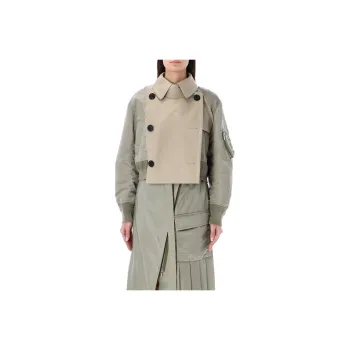 Sacai Nylon Twill Blouson 'Light Khaki'