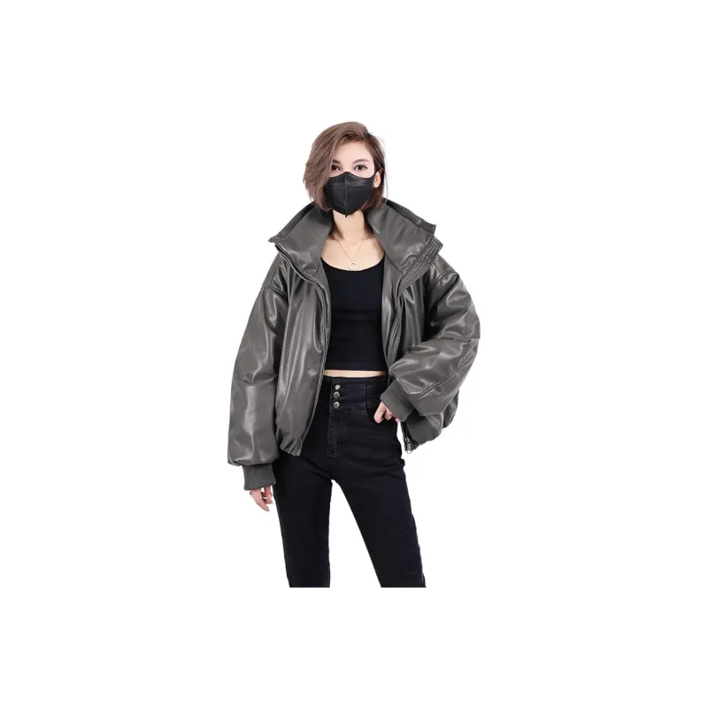 YAYA Cropped Loose Fit Down Jacket Women's-1