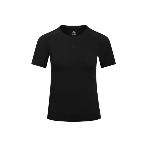 Under Armour SS25 Regular T Shirt Women's Black 001