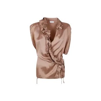 DRIES VAN NOTEN Ruffle Detailed Top