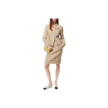 CHANEL 25P Jackets & Coats Women's Yellow