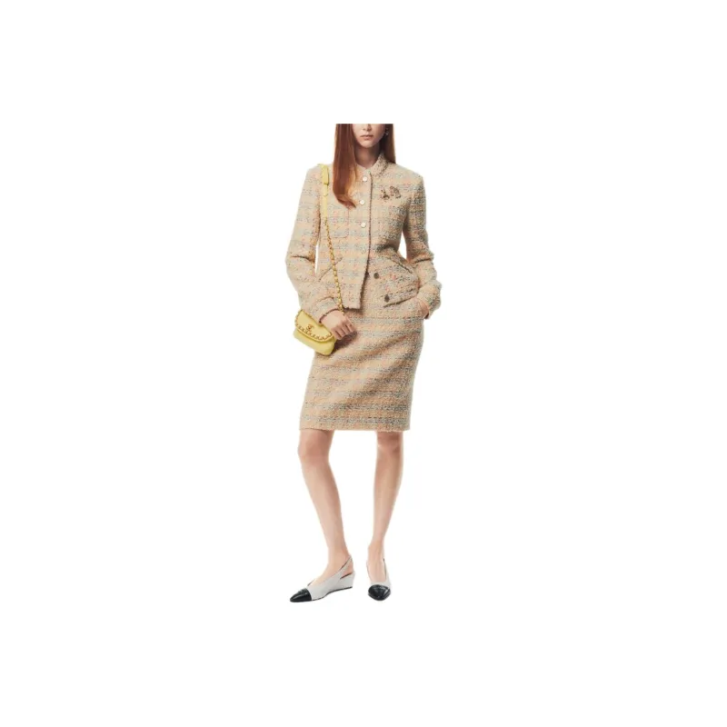 CHANEL 25P Jackets & Coats Women's Yellow-0