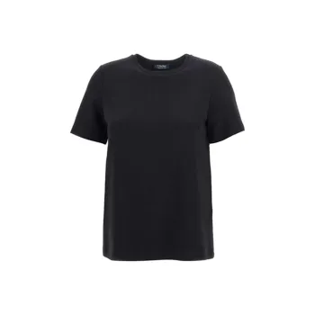 'S MAX MARA Logo embroidered Scuba T shirt