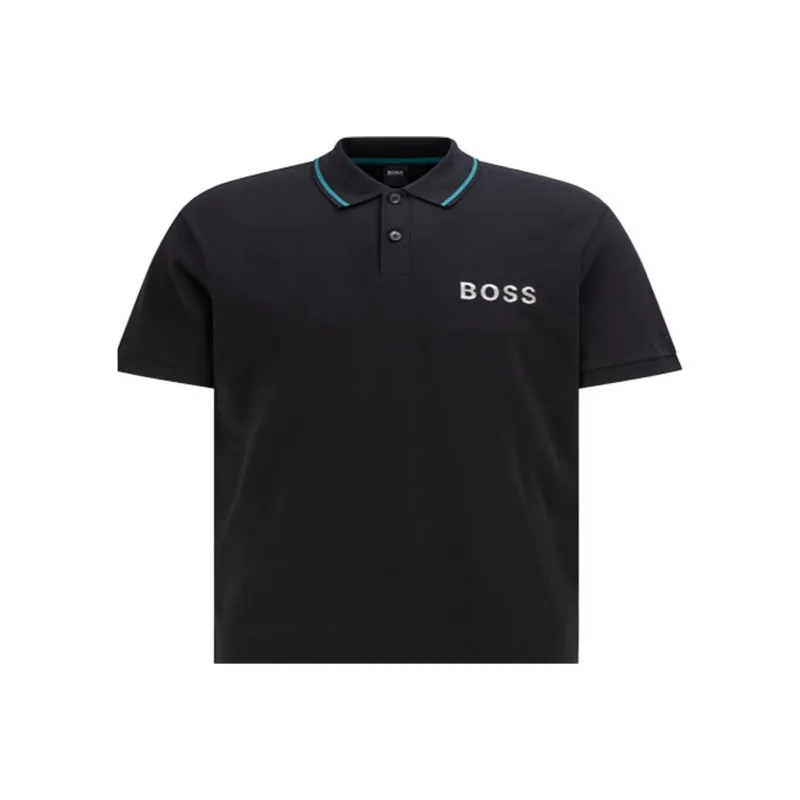 HUGO BOSS Polo Shirts Men Black-3