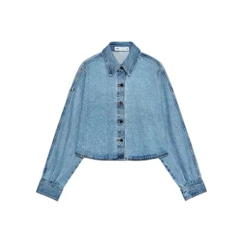 ZARA Shirts Women's Medium Blue