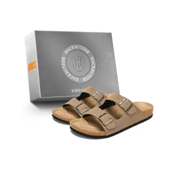 HACKBUTEER Slide Slippers Men's Box