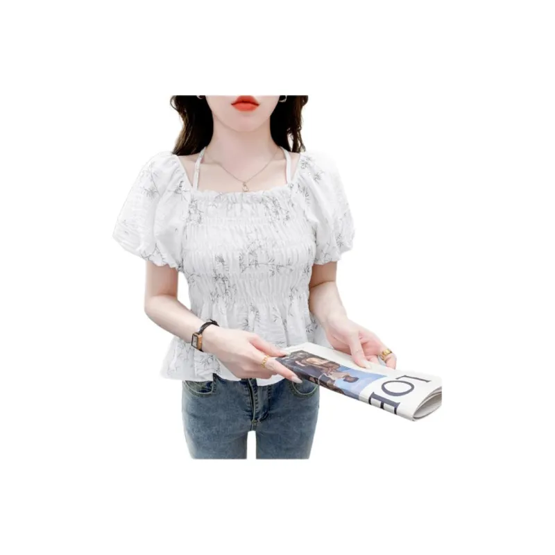 Mu Xiao Xin Chiffon Shirt Women's-0