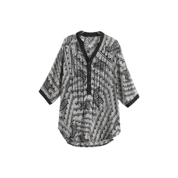 Mapping Shirts Women's Black
