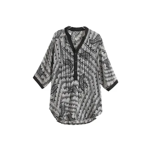 Mapping Shirts Women's Black