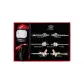 TY529 Cute Bowknot Hair Clip Clothing Sets-Rose Red Box