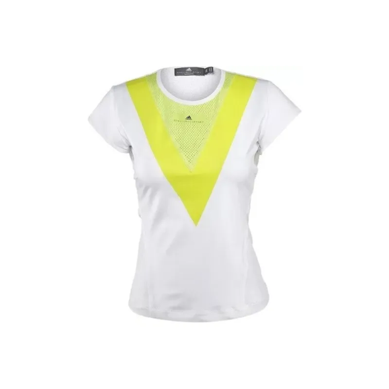 Adidas Stella McCartneyBarricade T-Shirt Women's White/Air Lime Green-0