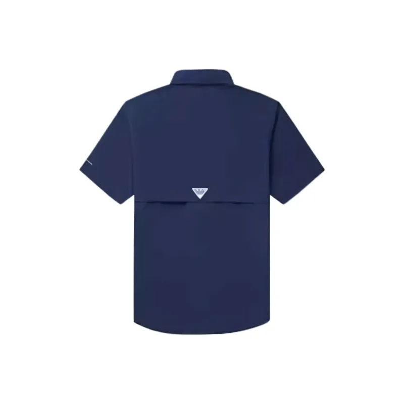 Columbia Shirt Unisex Navy Blue-1