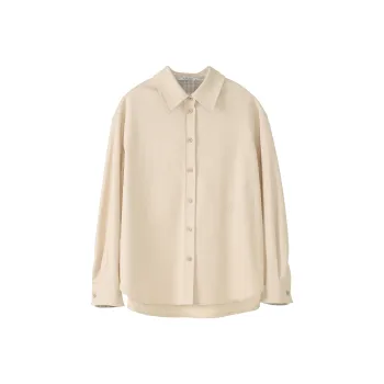 Fstudio Fall And Winter Korean Style Elegant Multicolor Shirt Women's Apricot