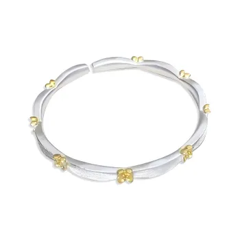 CUTE DAME Sterling Silver Bangles Women's