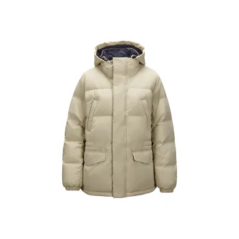 Skechers Down Jacket Women's Feather Satin Brown