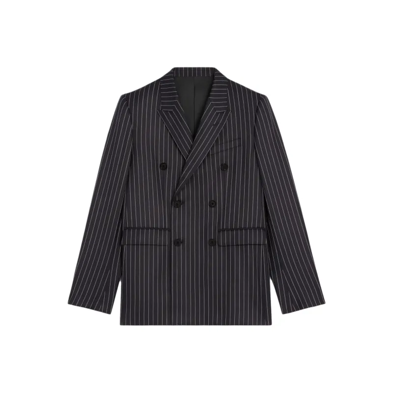 CELINE Camden Long Jacket 'Navy/Craie'-0
