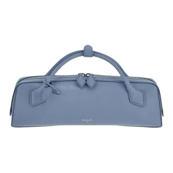 Alaia Leather Handbag Women's Blue