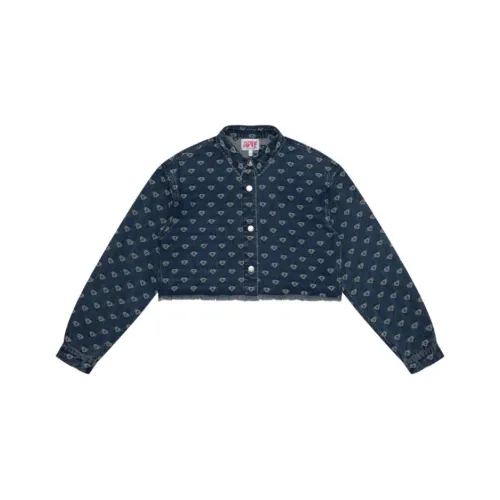 A BATHING APE Jackets Coats Women's Blue