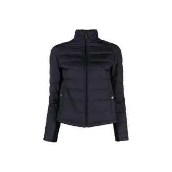 THOM BROWNE Hooded Curved Hem Down Overshirt