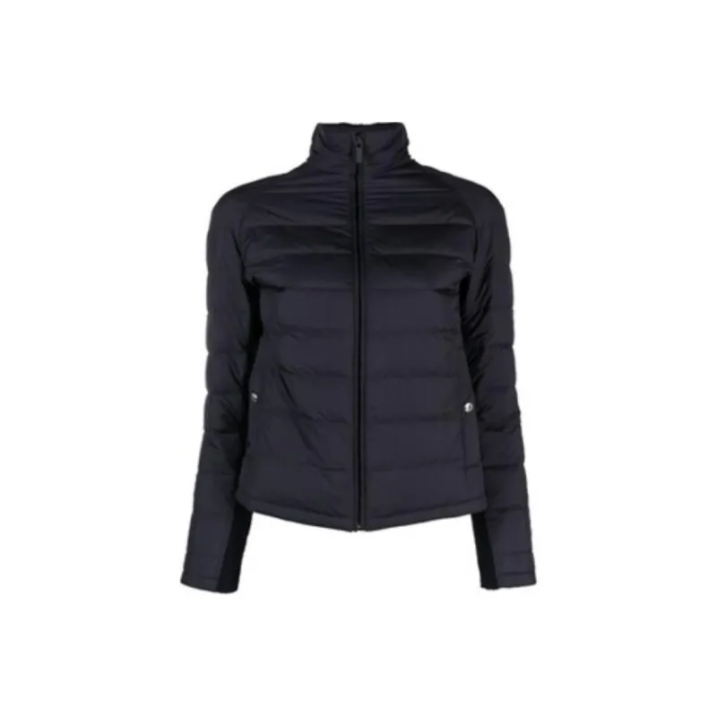 THOM BROWNE Hooded Curved Hem Down Overshirt-0
