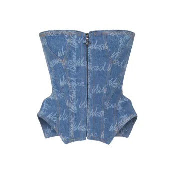 Vivienne Westwood Denim Cobrax Corset Top