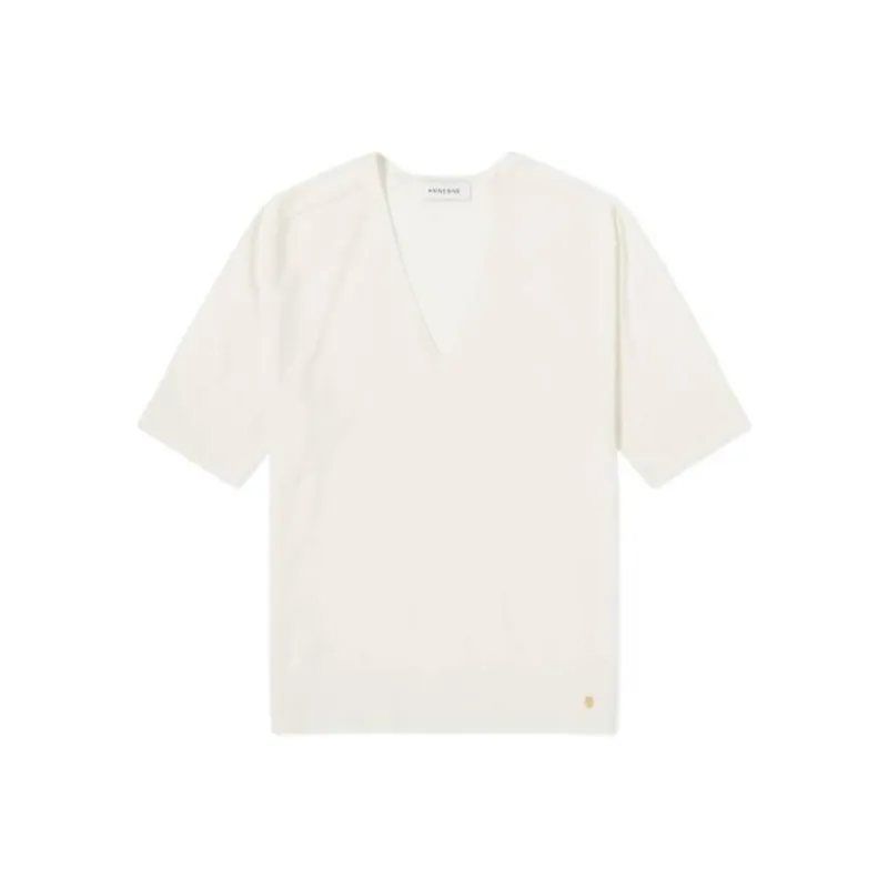 Anine Bing Aria Logo plaque T shirt-0