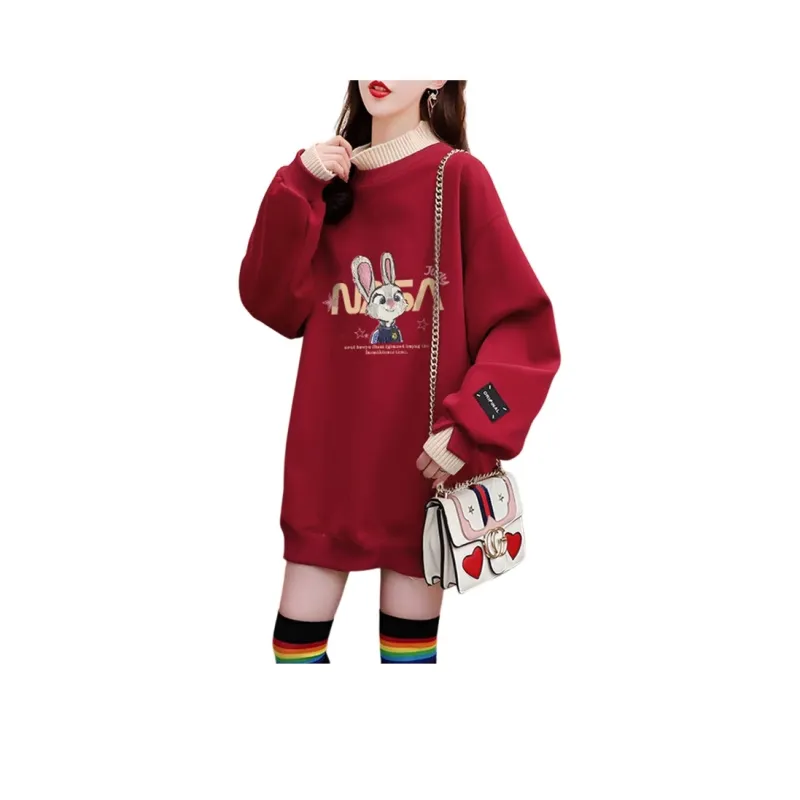 Flowers In Water Sweatshirt Women's-4