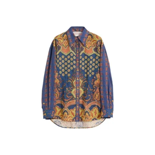 Valentino Graphic Printed Button Up Shirt