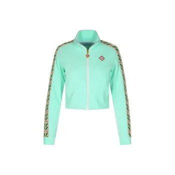 CASABLANCA Laurel Track Zipped Sweatshirt