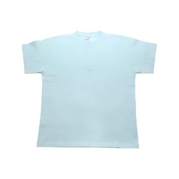 Balenciaga Bb Paris Icon Cotton T Shirt Aqua Green