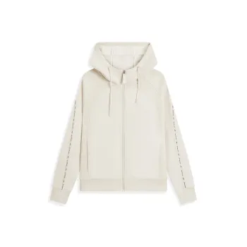 XTEP Zip-Up Jackets Coat Bright Moon White Women's