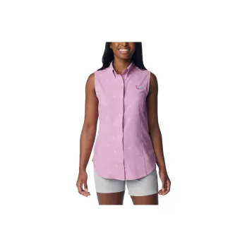 Columbia PFG Super Tamiami Shirt Women's Pink Purple