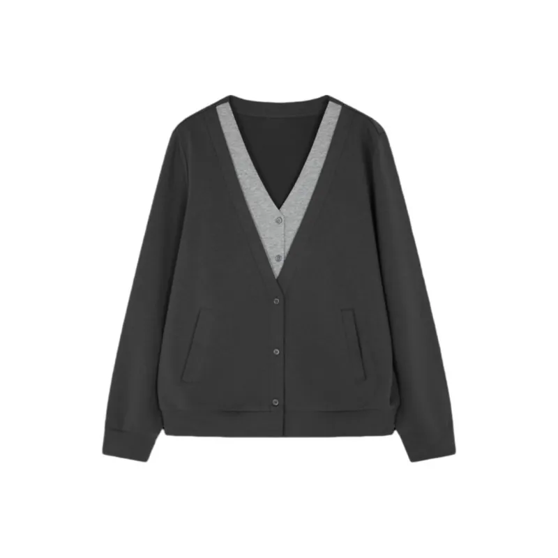 Mo Han Yi Mei New Year Jacket Women's Gray-0