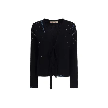 MARNI Front tie Fastening Cardigan