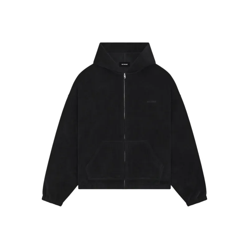 WE11DONE Logo embroidered Hoodie-0