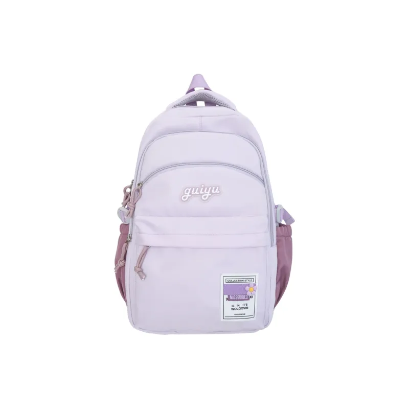 H YXIANG Nylon Backpack Women's Multicolor-4
