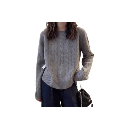 Oudifu Knitwear Women's Gray