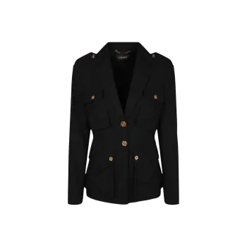 VERSACE Buttoned Blazer 'Black'