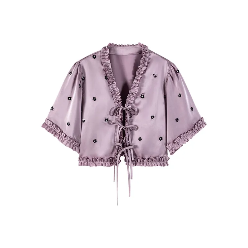 CARIEDO T Shirts Women's Purple-0