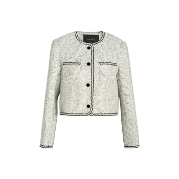 ROEYSHOUSE Jacket Women's Black White