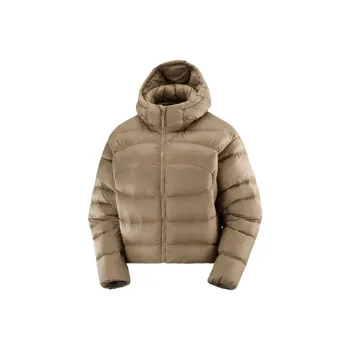 SALOMON OUTLINE NOVELTY DOWN Down Jacket Women's Light Brown