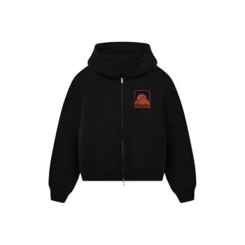 RHUDE Moonlight Badge Zip up Hoodie
