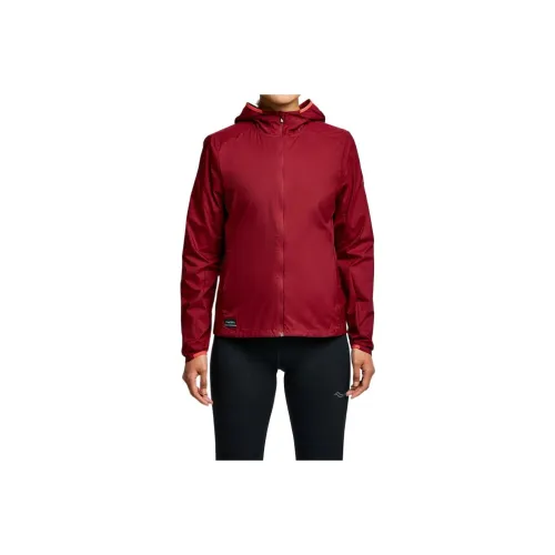 Saucony Jackets Coats Women's Red Blackcurrant
