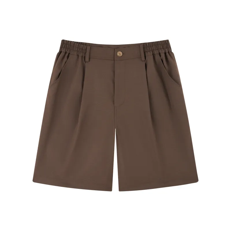 OCCUPY Casual Shorts Unisex Brown-0