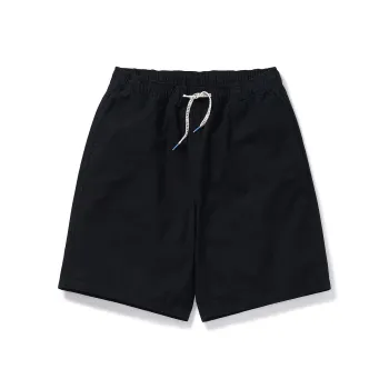 714STREET 100% Cotton Plaid Shorts Unisex Black Gray