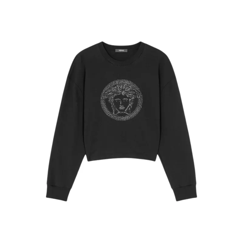 VERSACE Embellished Round Neck Sweatshirt-0