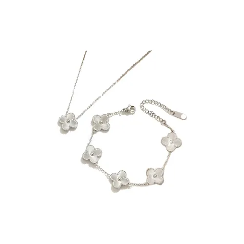 J&KINGLAY Titanium Steel Necklaces Women's