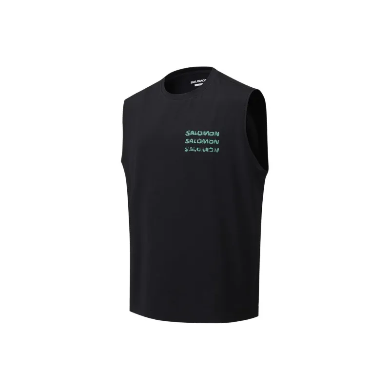 SALOMON Tank Tops Women's Black-2