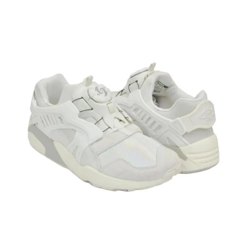 PUMA Disc Blaze Cushioning, Slip Resistant, And Abrasion Resistant Low Top Casual Shoes Women's White-2