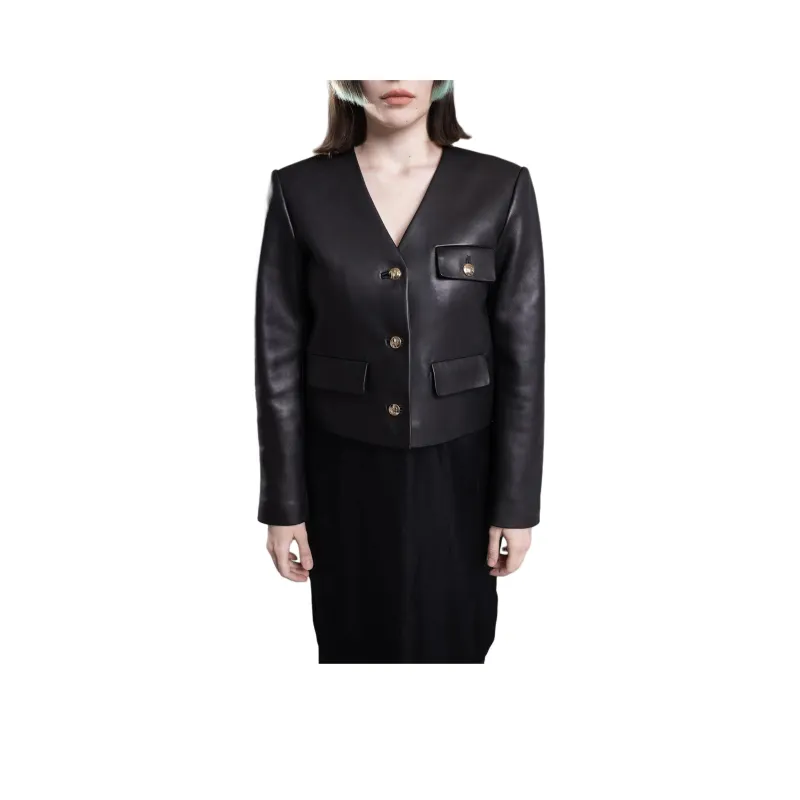 Anine Bing Cara Leather Jacket-0